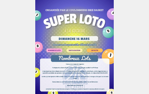 LOTO le Dimanche 16 Mars