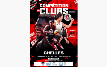 Compétitions CLUBS 3X3 le samedi 21 février