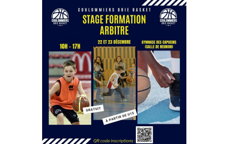 Stage de formation d'arbitres club